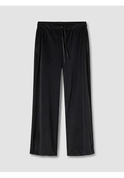 Lcw Dream Siyah Beli Lastikli Kadife Kadın Pijama Alt