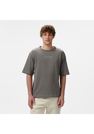 United4 Unıted4 Erkek Gri T-shirt Furea Gri
