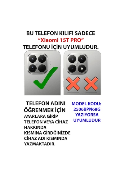 Xiaomi Mi 15t Pro Uyumlu Yalnız Kurt Göktürk Baskılı Silikon Kılıf