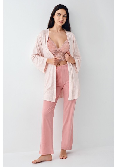 Arnetta Kadın Pembe Sabahlık 5274-48472 Pembe