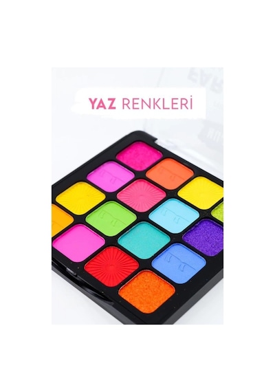 16'lı Yaz Far Paleti - 2'li Set Pembe