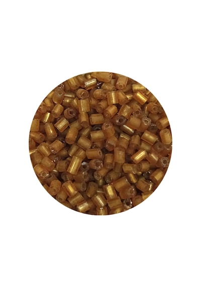 Kesme Cam Boncuk 2mm - 20 Gram - Şeffaf Kahverengi -bnc306