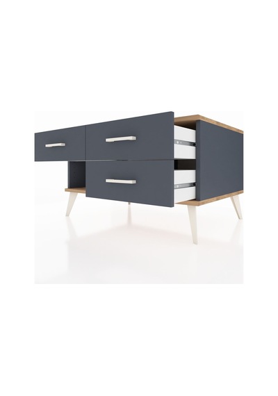 Kronos Şifonyer 3 Çekmeceli 88x59x48 Antrasit-çam/antrasit Çam/antrasit Kronos Şifonyer 3 Çekmeceli 88x59x48 Antrasit-çam/antrasit Çam/antrasit