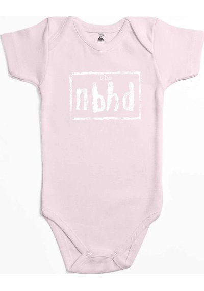 Zepplin Giyim The Neigbourhood Nbhd Black Pembe Bebek Body Zıbın