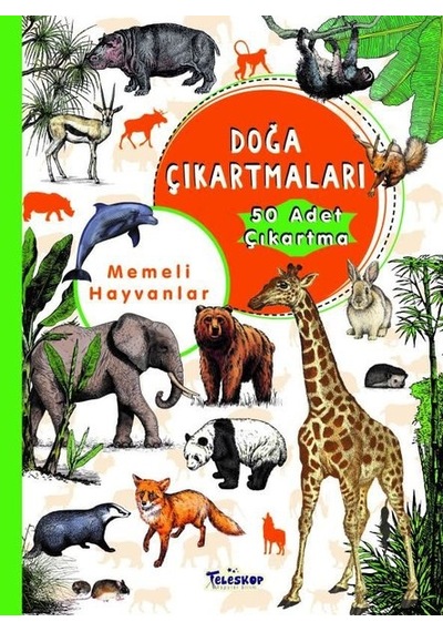 Memeli Hayvanlar - Doğa Çıkartmaları- Teleskop Popüler Bilim
