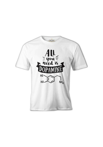 Kimya - Dopamin Element Beyaz Erkek Tshirt