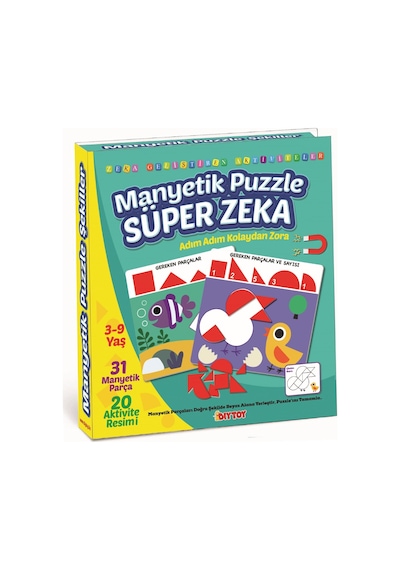 Manyetik Oyuncaklar Puzzle Süper Zeka