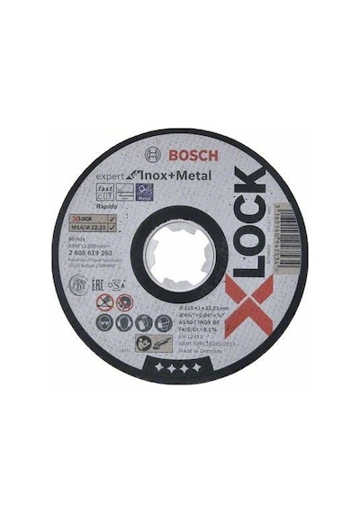115x1 Mm X-lock Expert Inox Kesme Taşı İle Yüksek Kalite
