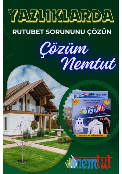 Nem Alıcı Rutubet Giderici Küf Önleyici Koku Giderici Korozyon Önleyici 1 Kg 1 Kutu 2 Paket