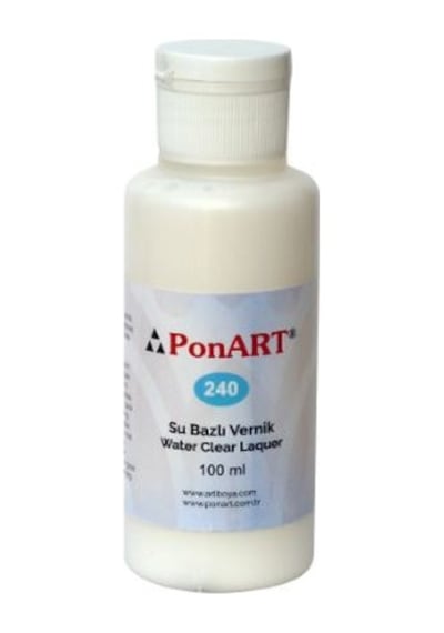 Ponart Su Bazlı Akrilik Vernik 100 Ml.