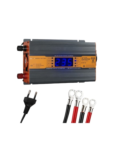Powermaster Pm-1500b 24 Volt 1500 Watt Led Ekranlı Power Inverter