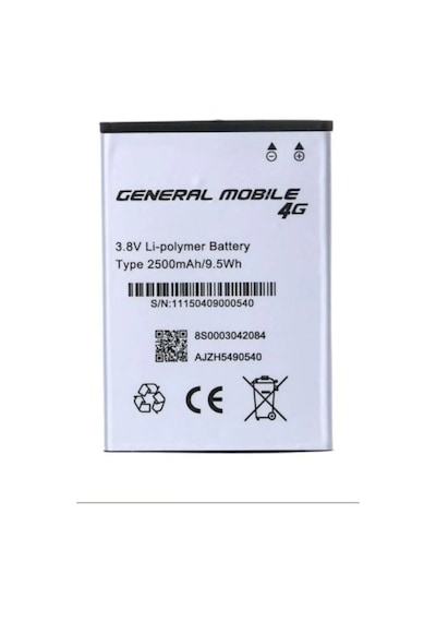 General Mobile 4G Batarya Pil