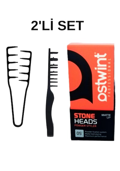 Profesyonel Mucizevi Tarak & Ostwnt Profesyonel Saç Şekillendirici Pudra Wax 20gr Turuncu