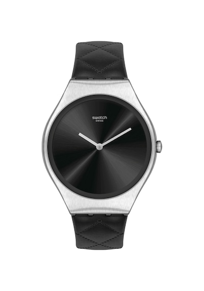 Swatch Black Quilted Bayan Kol Saati SYXS136