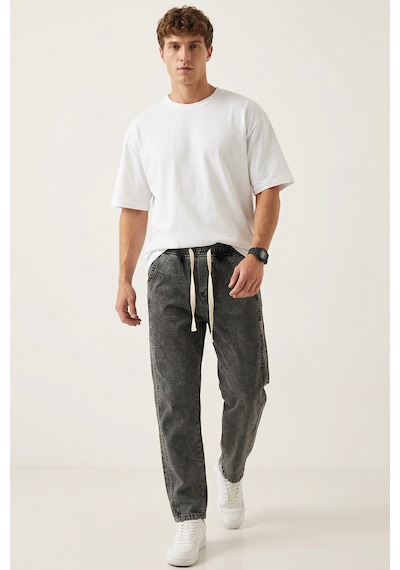 Bigdart Erkek Rahat Kesim Baggy Jean Pantolon 30076 - Antrasit