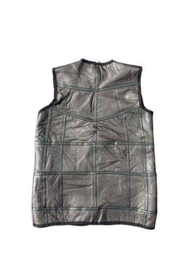 Ln Leather Özel Üretim Patchwork -süet Gerçek Deri Çocuk Yelek 5-6 Yaş Koyu Kahverengi Ln Leather Özel Üretim Patchwork -süet Gerçek Deri Çocuk Yelek 5-6 Yaş Koyu Kahverengi