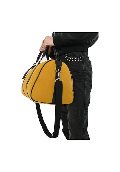My Free Bag Gk Unisex İş, Seyehat, Spor İçin El Çantası / Valizi Sarı Kanvas Sarı