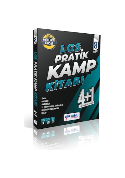 8.Sınıf LGS 1.Dönem Pratik Kamp 4+1- Yanıt Yayınları