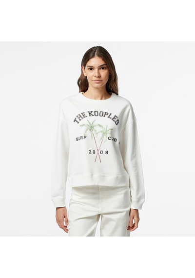 The Kooples Classic Kadın Ekru Sweatshirt Bej