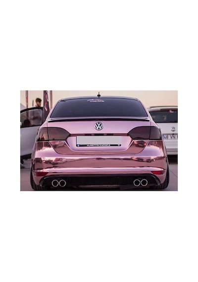 Vw Jetta Mk6 R Difüzör Sol Çift Çıkış Parlak Siyah Difizör 2015 2016 2017 2018 Arka+bodykit+ek