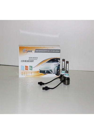 Space Led Far Ampulü Küçük Kasa Beyaz H10/36w/4800lm /12 / Laam907 Renkli