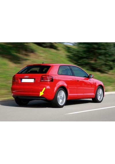Audi A3 HB 2009-12 Arka Tampon Çeki Demiri Kapağı 8P0807441C