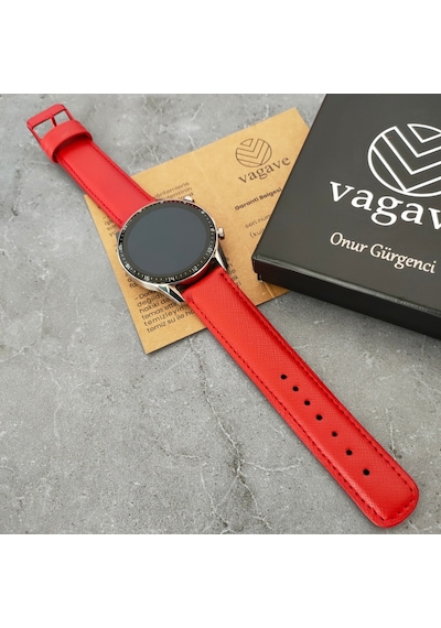 Vagave Huawei Watch Gt / Gt2 / Gt2E / Gt2Pro 42-46Mm Deri Kordon (498115420)