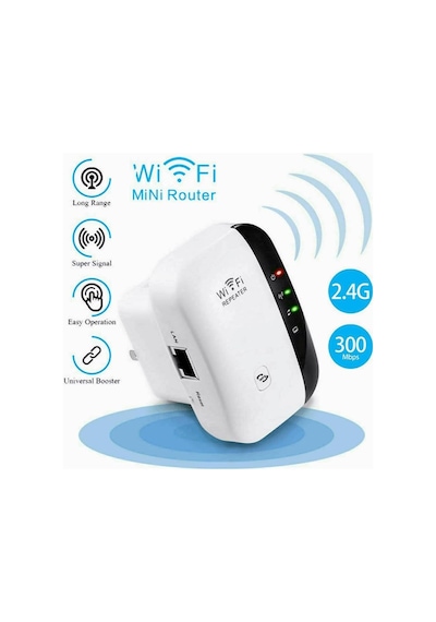 Electrima Access Point Wi-fi Repeater Kablosuz Sinyal Güçlendirici Menzil Genişletici 300mbps
