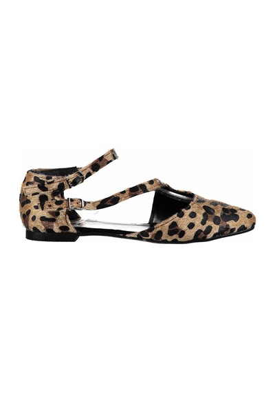 Fox Shoes Leopar Kadın Babet D726016902 LEOPAR Leopar
