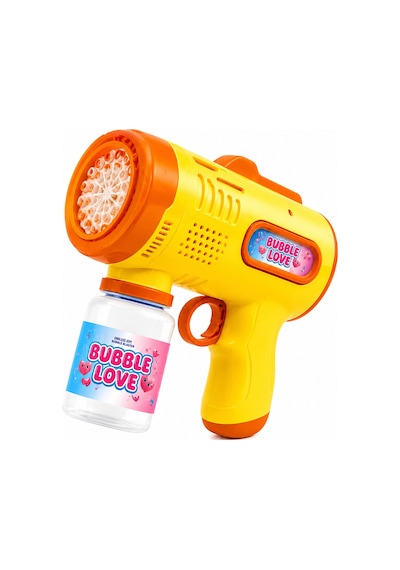 Otomatik Baloncuk Makinesi Pilli Köpük Tabancası - 2026 Model Sızdırmaz Tasarım Bubble Gun - Çocuk D