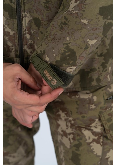 Combat Tactical Mont Tactıcal Softshell Kamuflaj - 305-649-renkli