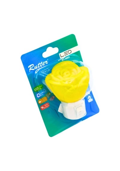 Rutter Gece Lambası Ledli Anahtarlı Sp804 Gül Karışık Renkli