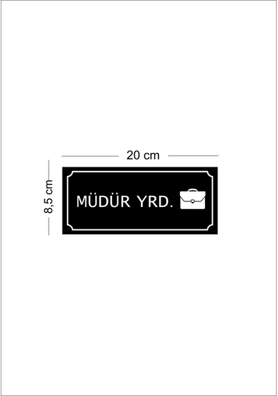 Müdür Yardımcısı Yönlendirme Levhası