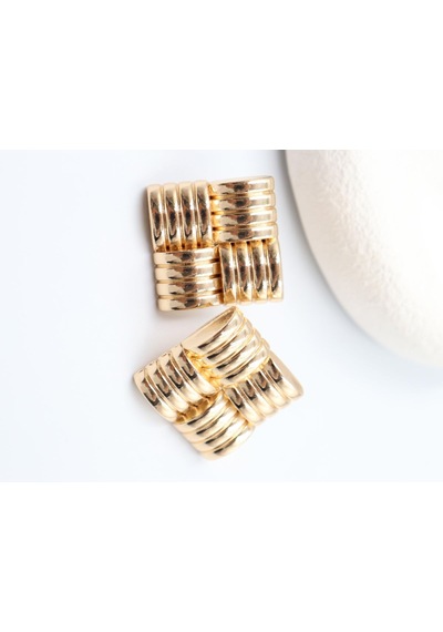 Gold Çelik Küpe 26 Mm Çok Renkli 44210781