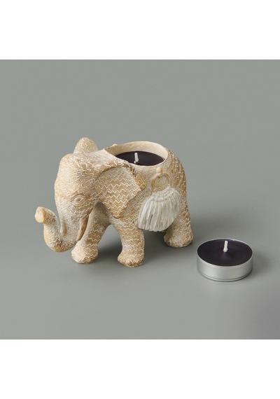 Kpmm Elephant Mumluk - Bej - 12x8 Cm Renkli