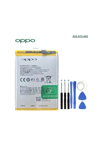 Senalstore Oppo A52-a72-a92 Pil Batarya Blp781 + Tamir Seti