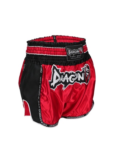 Dragondo Mt3075 Retro Neo Muaythai Şortu Kırmızı Retro Muay Thai Şort Kırmızı