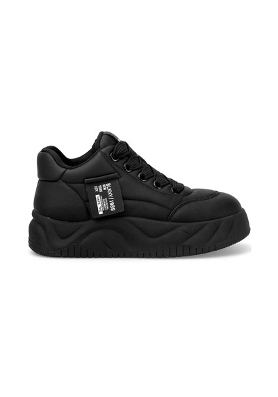 Ayakkabı Fuarı Elit Hml262-1132 Kadın Klasik Sneaker Siyah