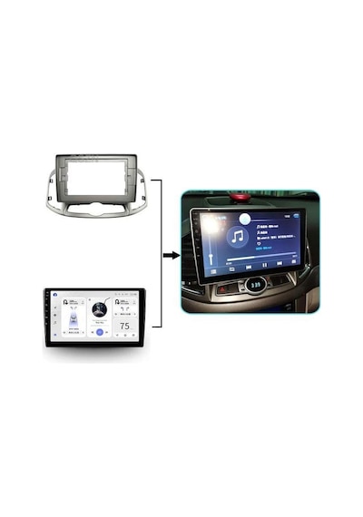 Chevrolet Captiva 2012-2016 Android Teyp Çerçeve 9 Inch - Soket - Canbus