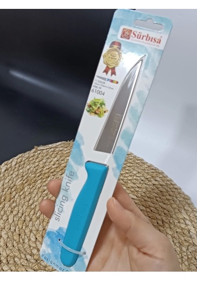 Sürmene 61004 Mutfak Bıçağı 9,50 Cm Turkuaz Çok Renkli