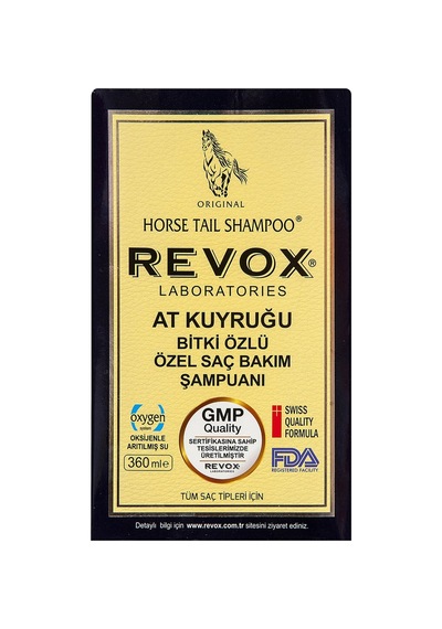 Revox At Kuyruğu Bitki Özlü Saç Bakım Şampuanı 360ml - 4 Adet Tarı