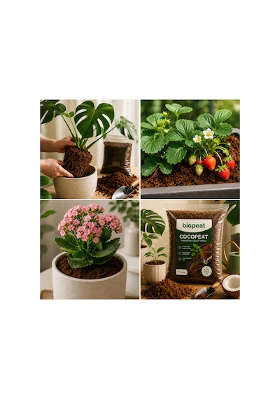 Cocopeat Hindistan Cevizi Torfu 7 Litre Doğal Bitki Yetiştirme Ortamı 1000