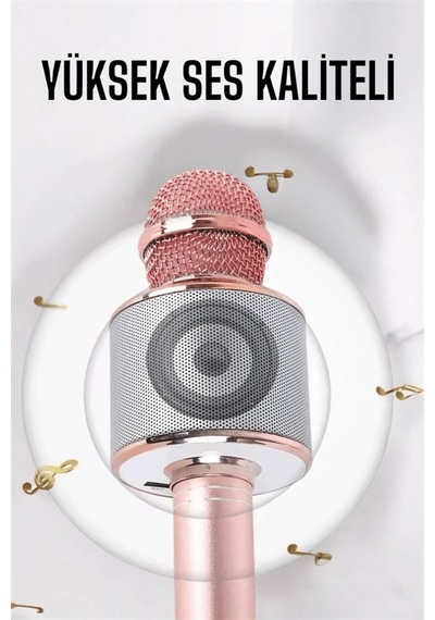 Taşınabilir Bluetooth Karaoke Mikrofon: Hafıza Kart Girişli, Etkileyici Performans - 5000