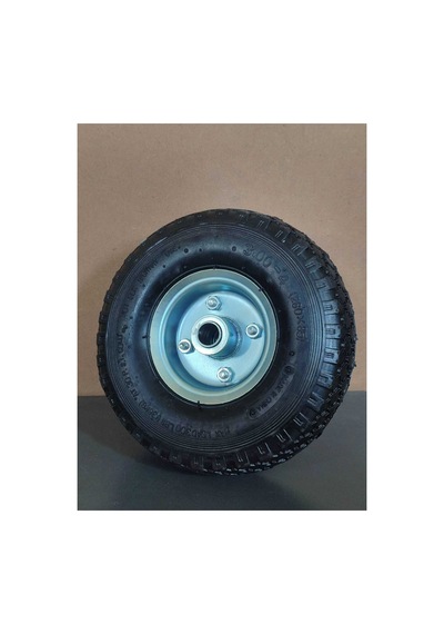 260x85 Mm Çelik Jant Tekerlek Siboplu Bilyeli Rulmanlı Havalı Dublex El Arabası Yük Taşıma Tekeri
