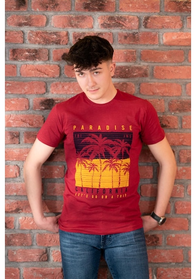 Fbı Jeans Desenli Slimfit Pamuklu Erkek T-shirt 001