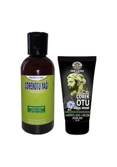 Çörek Otu Yağı 150 Ml + Ibn-ı Sina Çörek Otu Kremi 50 Ml Diğer