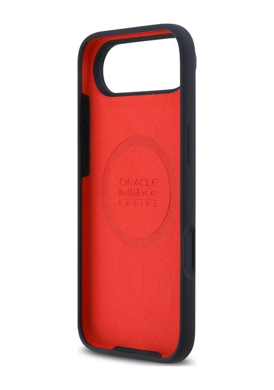 Apple Uyumlu iPhone 17 Air  Kılıf Redbull Lisanslı M-safeli Kırmızı Halka Ve Logo Silikon Kapak Lacivert Lacivert