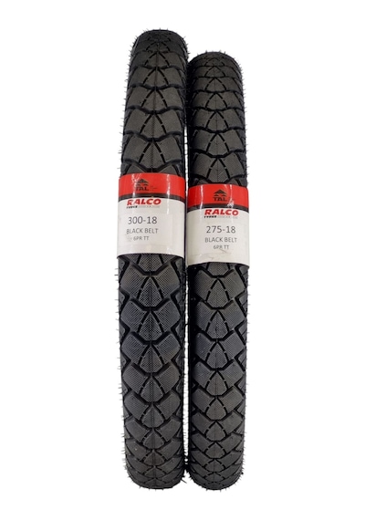 Cg Motor Kışlık Desen Lastik 300-18 Ve 275-18 Tt Tubetype - İç Lastikli Tip Takım
