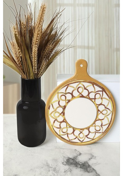 Worn Gold Peynir Sunum Tabağı 26 Cm 22968 Çok Renkli