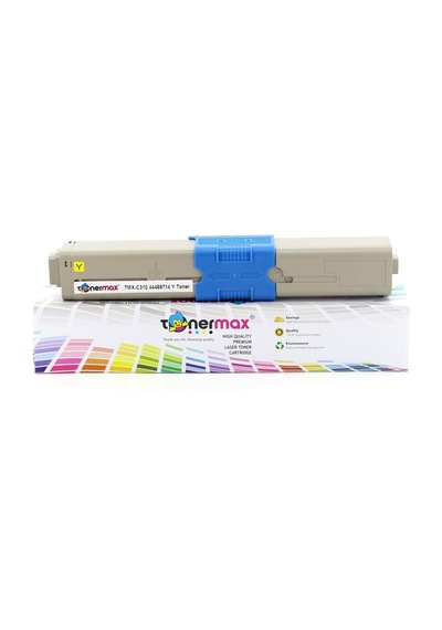 Tonermax Oki 44469714 C310 Uyumlu Toner Sarı / C330 / C510 / C511 / C530 /